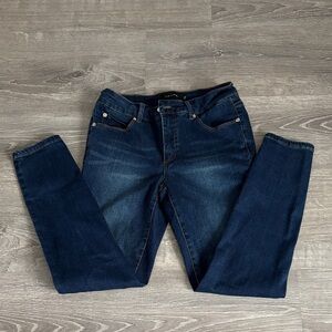 Tahari Women's Dark Blue Skinny Jeans